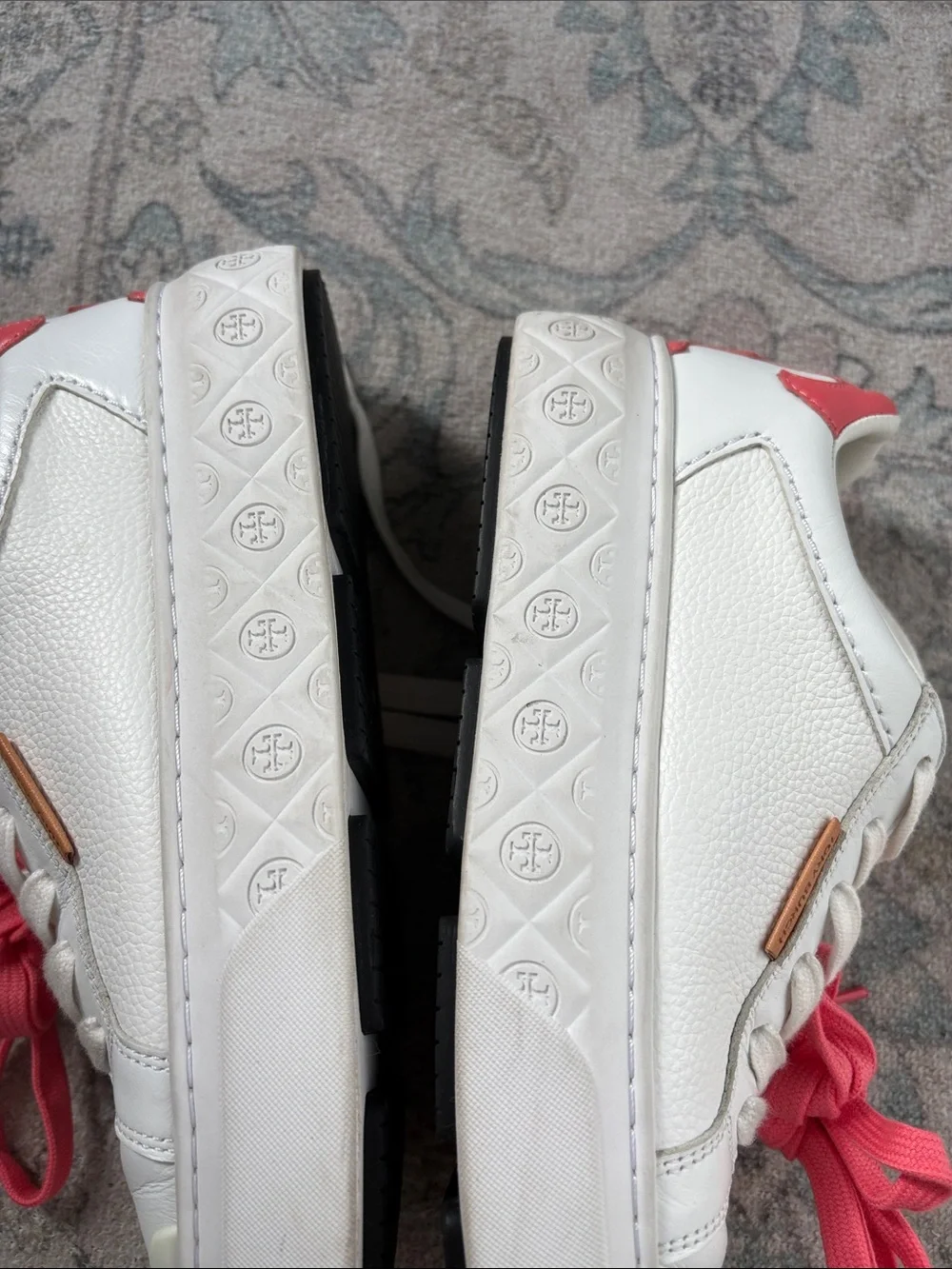 Tory Burch ladybug white sneakers